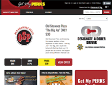 Tablet Screenshot of getmyperks.com